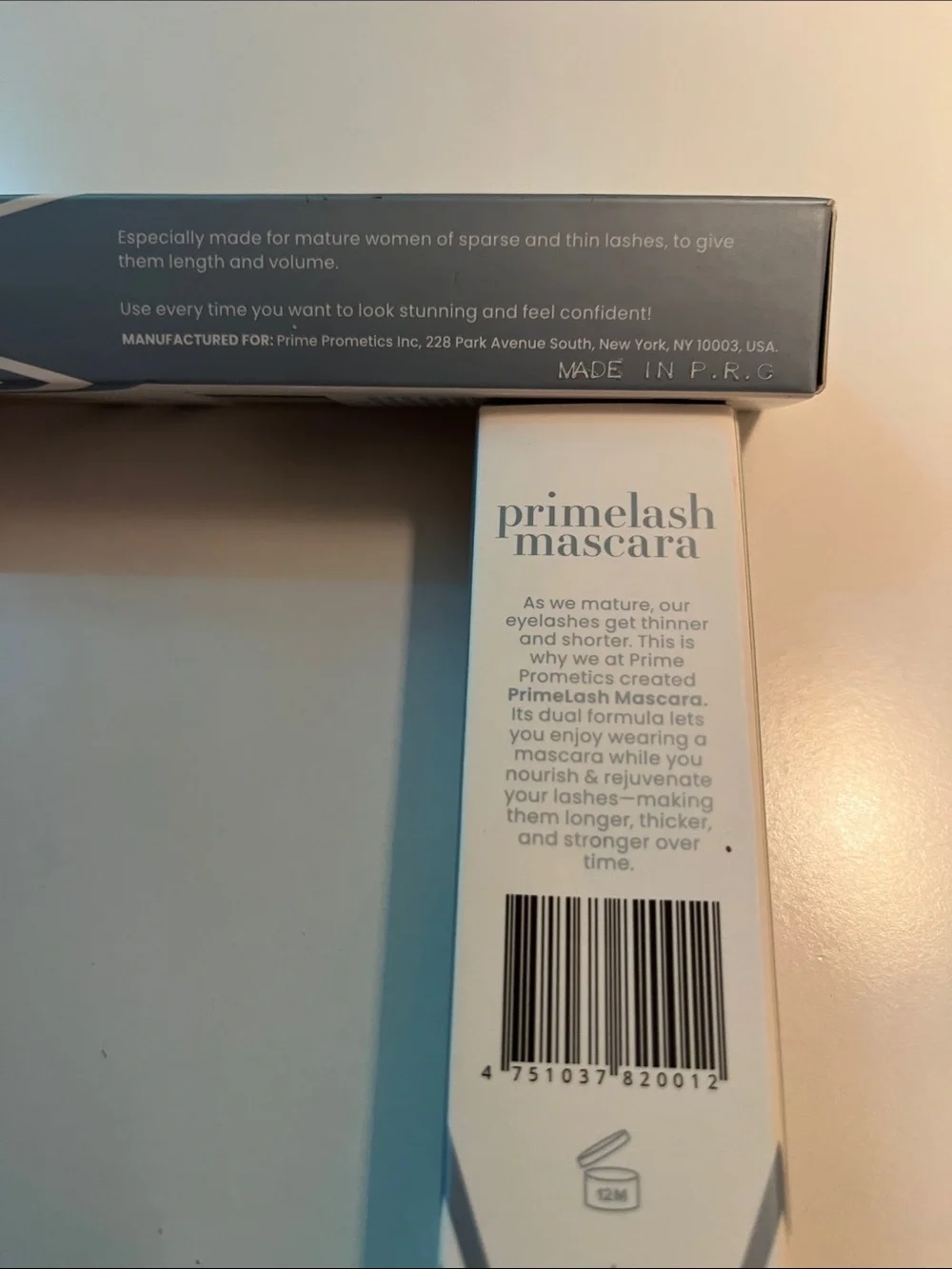 PrimeLash Lengthening & Volumizing Mascara, Color Black